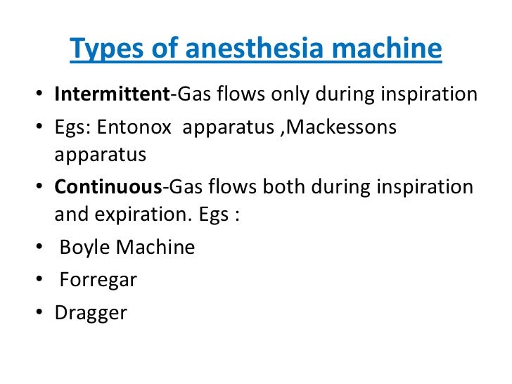 anesthesia machine ppt